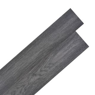 iseliimuvad PVC põrandalauad 5,02 m², 2 mm must ja valge