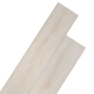 iseliimuvad PVC põrandalauad 5,02 m², 2 mm valge tamm