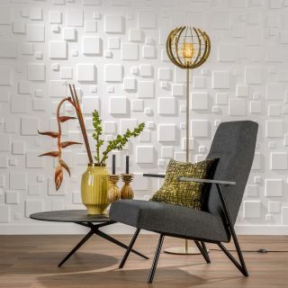WallArt 24 tk 3D-seinapaneelid GA-WA09, Squares