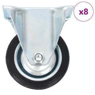 fikseeritud rattad, 8 tk, 75 mm