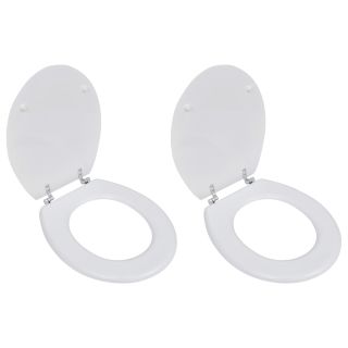 prill-lauad kaantega, 2 tk, MDF valge