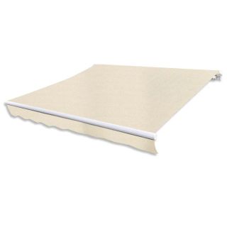kokkupandav käsitsikasutatav varikatus, 300 cm, kreemjas