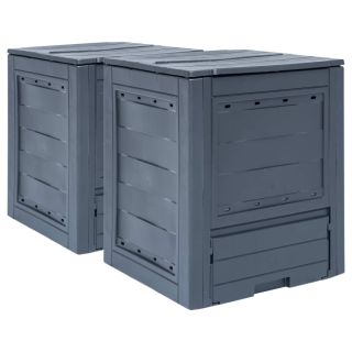 aiakompostrid 2 tk, hall, 60 x 60 x 73 cm, 520 l