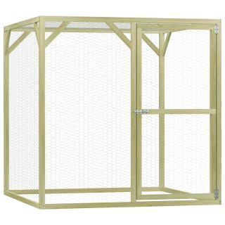 kanakuut 1,5 x 1,5 x 1,5 m, immutatud männipuit