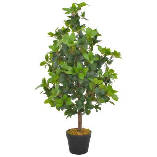kunsttaim loorberipuu potiga, roheline, 90 cm