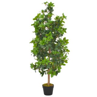 kunsttaim loorberipuu potiga, roheline, 120 cm