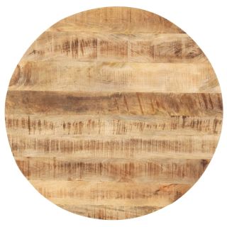 lauaplaat tugevast mangopuidust, ümmargune, 25–27 mm 70 cm