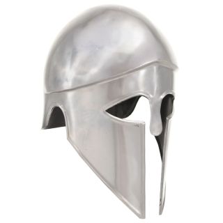 Kreeka kiivri jäljend LARP, hõbedane, teras