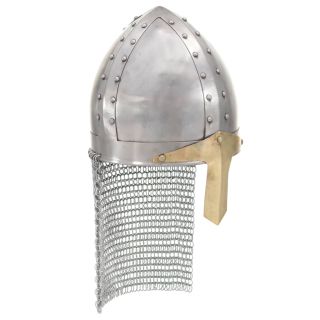ristirüütli kiiver, jäljend, LARP, hõbedane, teras
