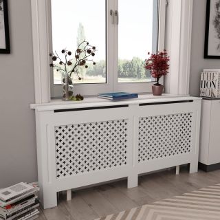 radiaatorikate valge 172 x 19 x 81,5 cm, MDF