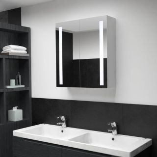 LED vannitoa peegelkapp, 60x14x62 cm