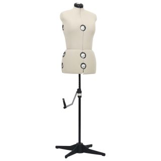 reguleeritav kleidimannekeen, naine, kreemjas, M, suurus 40-46