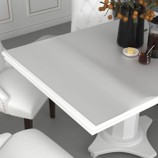 Защитный чехол для стола, матовый, 90 x 90 см, 2 мм, ПВХ