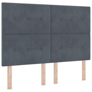 Peatsi Nupukud Dark Grey 160 cm Veluur