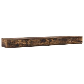 Voodi Sahtlid Suitsutatud Tamm 200x36,5x16,5 cm Töödeldud Puit