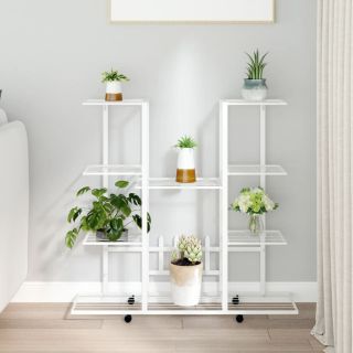 lillealus ratastel, 94,5x24,5x91,5 cm, valge, raud