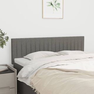 voodipeatsid 2 tk, tumehall, 72x5x78/88 cm, kangas