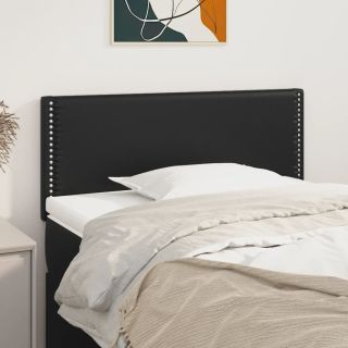 voodipeats, must, 100x5x78/88 cm, kunstnahk
