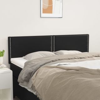voodipeatsid 2 tk, must, 72x5x78/88 cm, kangas