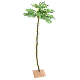 LED palmipuu soe valge 136 LEDi 220 cm
