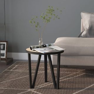 teelaud, Sonoma tamm, Ø35 cm, MDF
