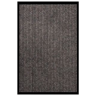 коврик полосатый бежевый 80 x 120 см