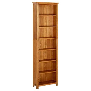 Книжный шкаф на 7 полок, 60 x 22 x 200 см, дуб
