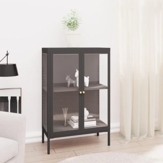 puhvetkapp, antratsiit, 75 x 35 x105 cm, teras ja klaas