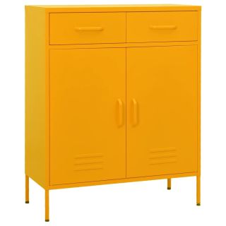 hoiukapp, sinepikollane, 80 x 35 x 101,5 cm, teras