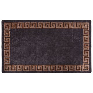 vaip, pestav, 190 x 300 cm, must ja kuldne, libisemisvastane