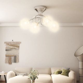 laelamp võrgust lambivarjudega 4 G9 LED-pirnile