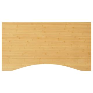 kirjutuslaua plaat, 100 x 60 x 2,5 cm, bambus
