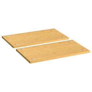 pliidiplaadi katted 2 tk, 50 x 28 x 1,5 cm, bambus