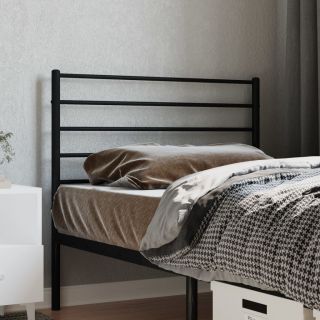 металлическое изголовье, черное, 107 см
