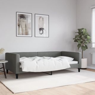 päevavoodi, tumehall, 100 x 200 cm, kangas