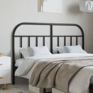 металлическое изголовье, черное, 140 см