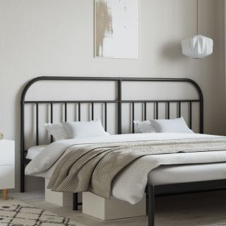 metallist voodipeats, must, 200 cm