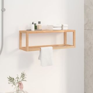 вешалка для полотенец, 60 x 20 x 20 см, орех