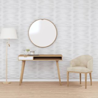 стеновые панели 48 шт белые 50x50 см XPS 12 м² камень