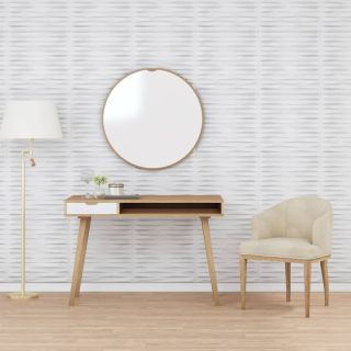 seinapaneelid 12 tk, valge, 50 x 50 cm, XPS 3 m², kivi