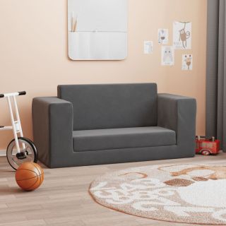 2-kohaline laste diivanvoodi, antratsiithall, pehme plüüs
