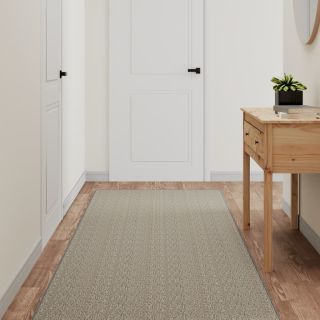 vaipkate, sisali välimus, hõbedane , 80 x 300 c