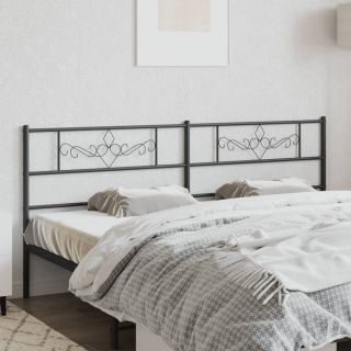 metallist voodipeats, must, 200 cm