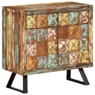 комод, разноцветный, 70x35x70 см, переработанное дерево