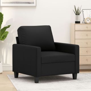 tugitool, must, 60 cm, kunstnahk