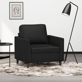 tugitool, must, 60 cm, kunstnahk