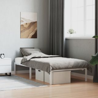 металлический каркас кровати, белый, 90 x 200 см