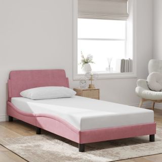 voodiraam peatsiga ilma madratsita Roosa 100x200 cm samet