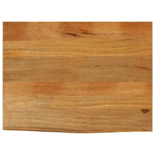 lauaplaat, naturaalse servaga, 90 x 60 x 2,5 cm, mangopuit