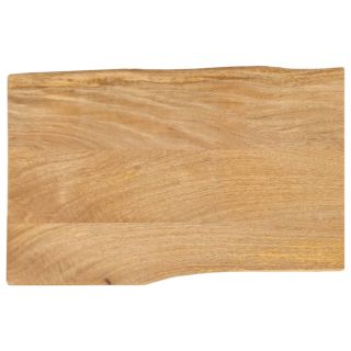 lauaplaat, 50x40x2,5 cm, naturaalsete servadega, mangopuit